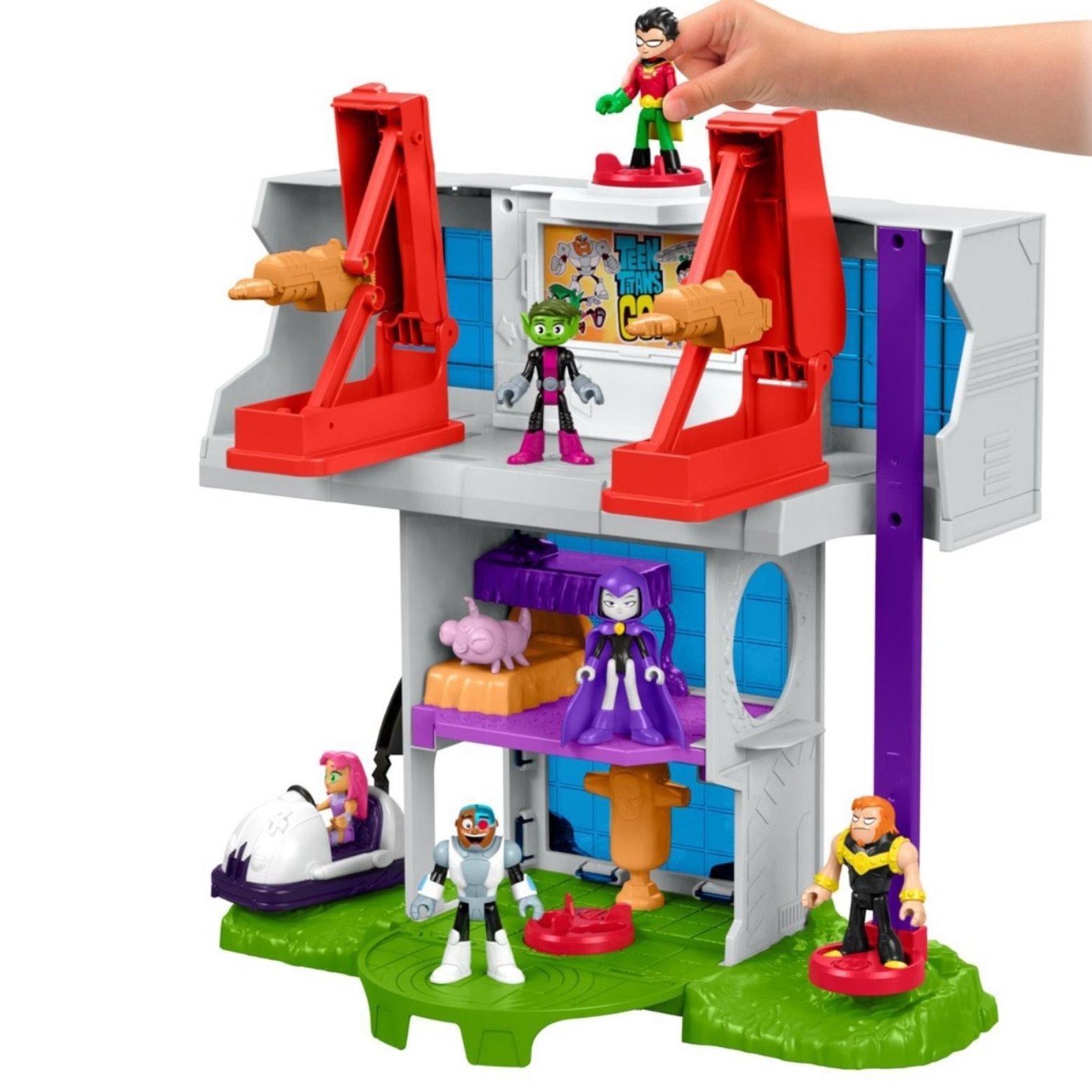 NEW BEST Fisher Price Imaginext Teen Titans Go Tower Play set Boy Toy