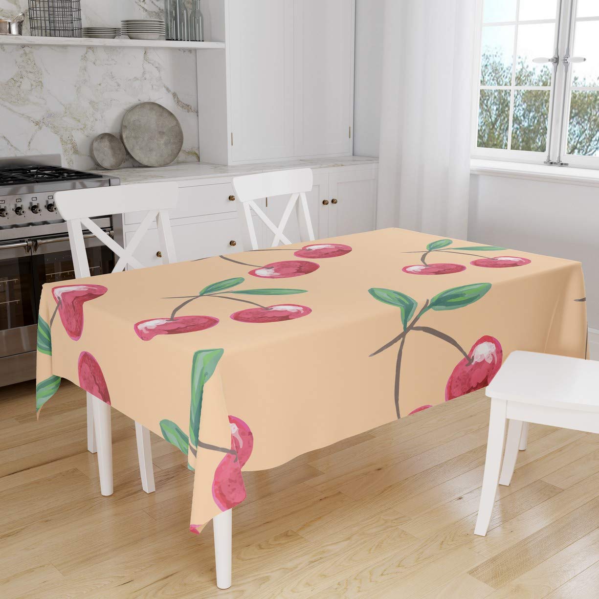 Bonamaison Kitchen Decoration, Tablecloth, 140cm x 160cm - Designed and Manufactured in Turkey