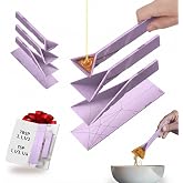 POLYGONS - Original Flat 3-in-1 Folding Measuring Spoons | 2 Spoons fold into 6 Sizes | Magnetic | DuraBend Tech lasts 100k+