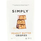 Simply Gum, Peanut Butter Crispies Dark Chocolate Bars, 4 Ounce