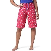 HUE Women's Summer Vacation Pajama Separates, Soft, Whimsical Print Pjs with Tropical Beach Themes, Flip Flops, Cocktails