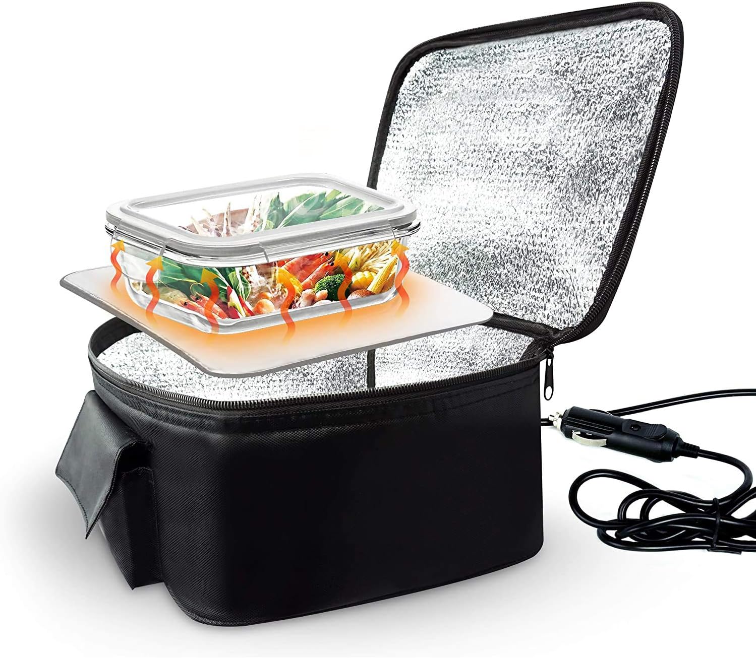 Zone Tech Lonchera Térmica De Alimentos Lonchera Eléctrica Portátil 