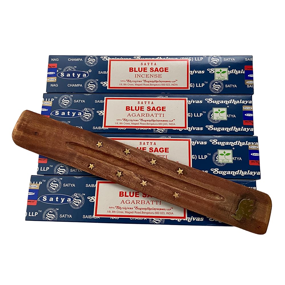 VIE Premium Satya Incense Sticks, 4 Packs x 15g, Buddha's Blessing, One Size