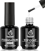 Beetles Gel Polish 2x15ML No Wipe Top Base Coat Set - Long Lasting Shine view 1