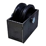 Bobco Metals 4" Cast Iron V Groove Wheel - Roller