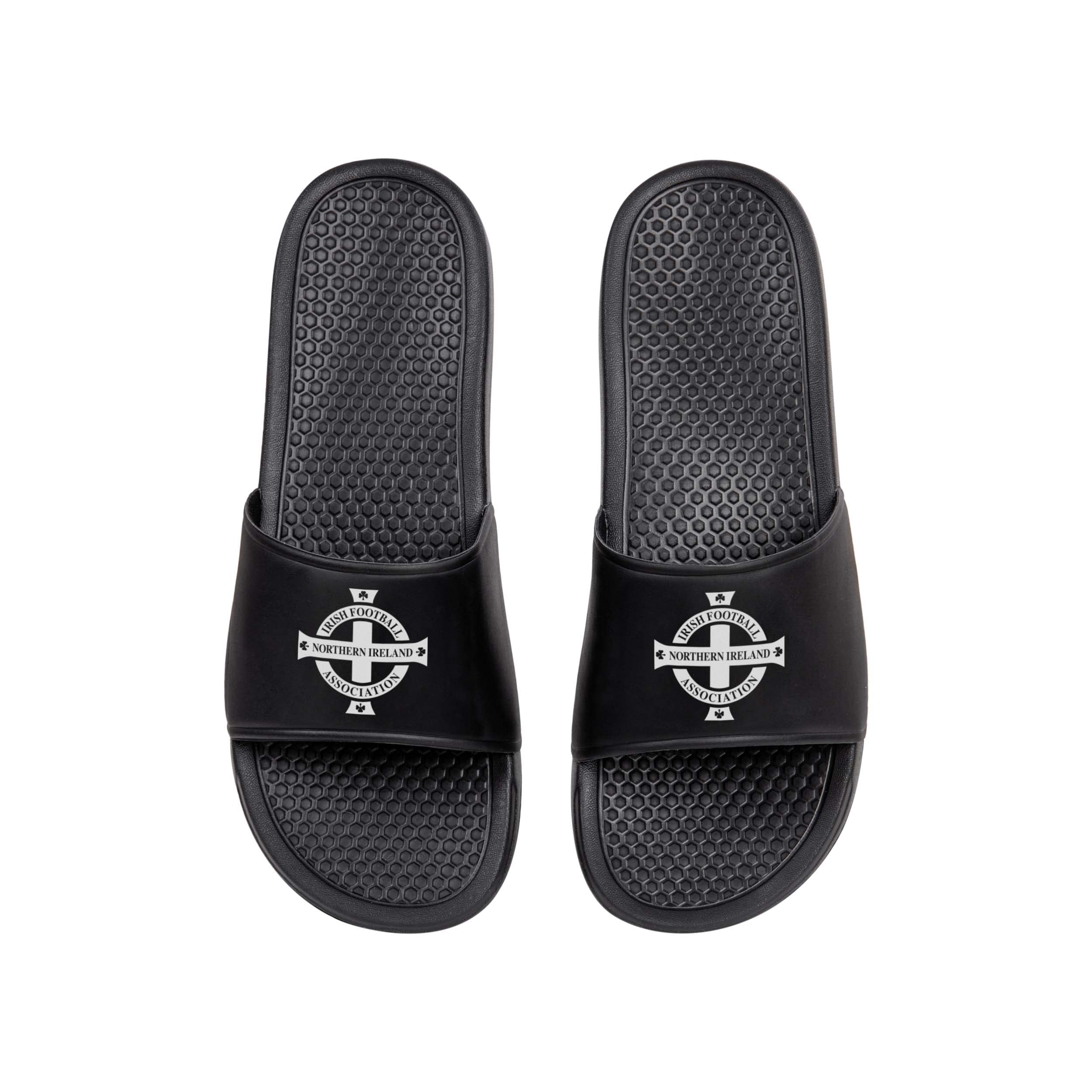 FOCO International Football Northern Ireland Fan Summer Shower Pool Sliders Mens Size 12/13