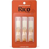 Rico Organic Tenor Saxophone Reeds Strength 3.0, 3-Pack | Rico Organic tenor sax reeds offer consistent response, easy playability and reliable performance.