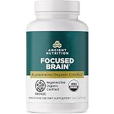 Ancient Nutrition Regenerative Organic Certified Focused Brain Capsules