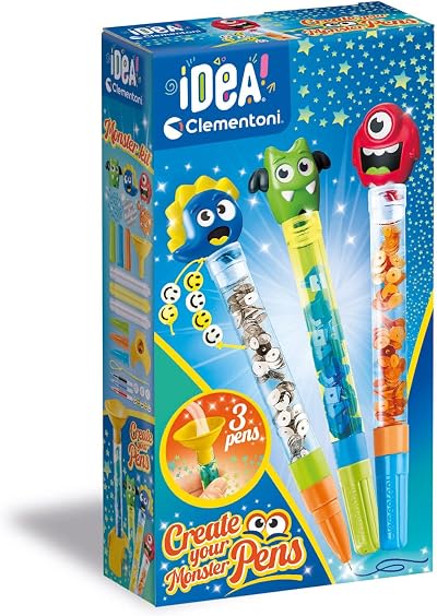 Clementoni Monster Lab Pen Making Kit | Kids Art & Crafts 6+ | Personalised