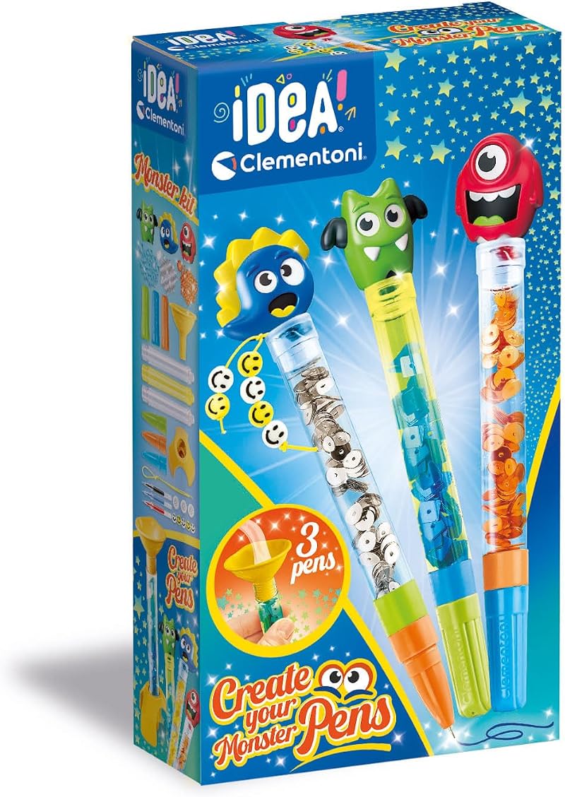 Clementoni Monster Lab Pen Making Kit | Kids Art & Crafts 6+ | Personalised