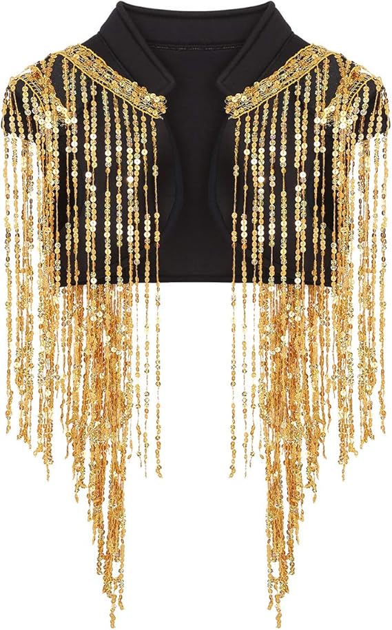 Damen BH Mit Pailletten & Quasten - Bügel-BH Für Bauchtanz Und Kostüme