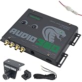Audio360 AD7500B Digital Bass Processor - Dash Mount Remote, Balanced RCA Inputs, Precision Bass Tuning Controls, Subsonic Filter for Car Audio Systems
