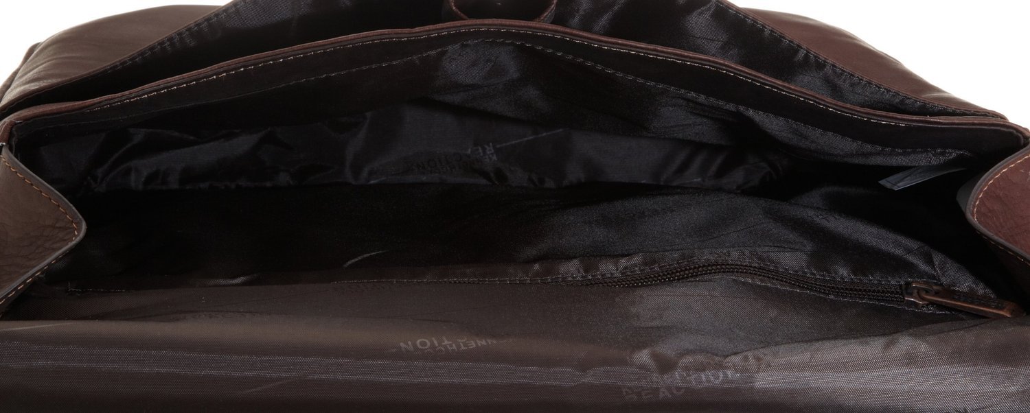 Kenneth Cole REACTION Colombian Leather Slim Single Compartment