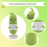 Ryvera Emotional Support Pickle - Cucumber Design with Stand view 3