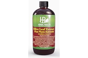 Herbal Results Olive Leaf Extract Plus with Phytonutrients-Multiple Health Remedies-Max Strength 8 Ounce Liquid