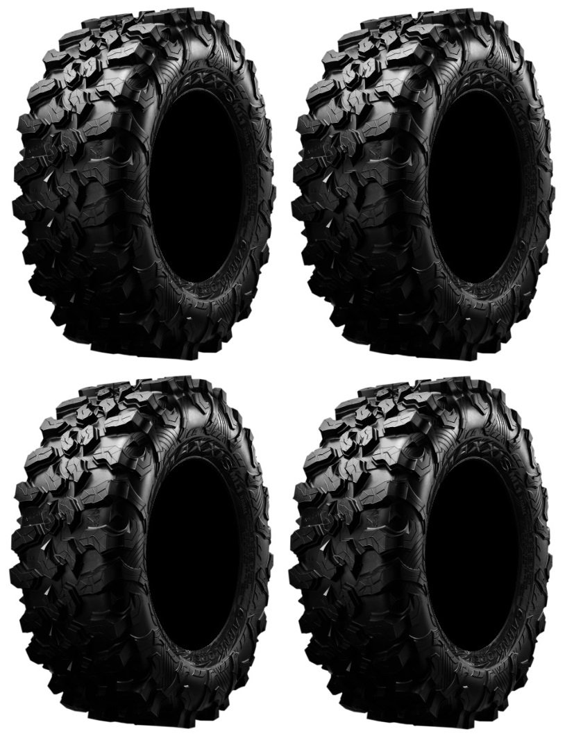 Full set of Maxxis Carnivore Radial (8ply) ATV Tires 30x10