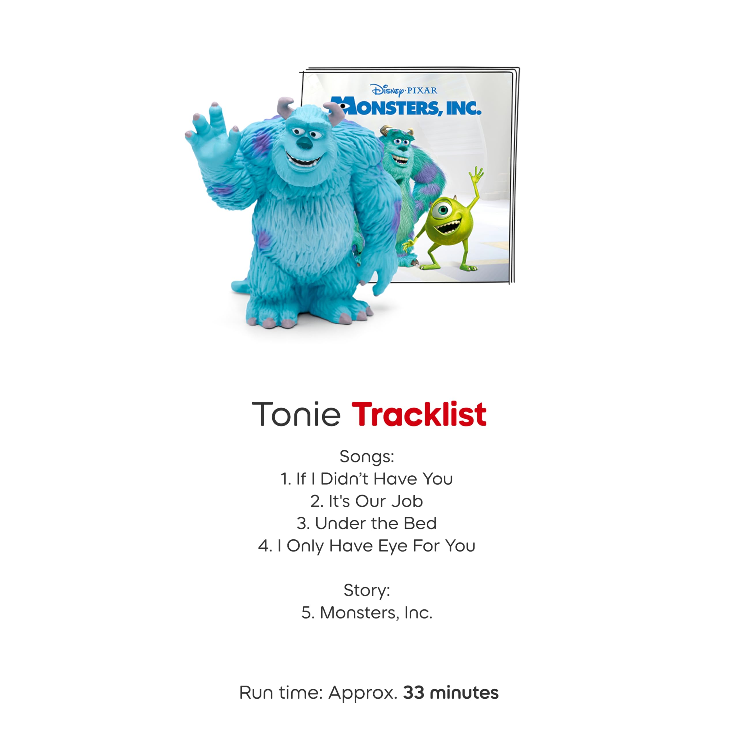 Tonies Sulley Audio Toy Figurine from Disney's Monsters Inc.