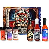 Wicked Tickle & Wicked Reaper World's Hottest Spice Gift Set – Carolina Reaper, Ghost Pepper, and Scorpion Chili Products Plus Free Sauce