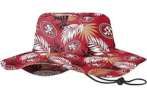 FOCO Men's NFL Team Logo Sport Outdoor Sun Bucket Boonie Hat