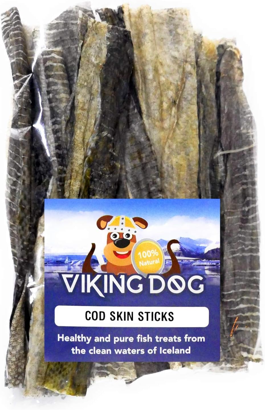 Healthy Dog Treats Cod Skin (Sticks 100g) BigaMart