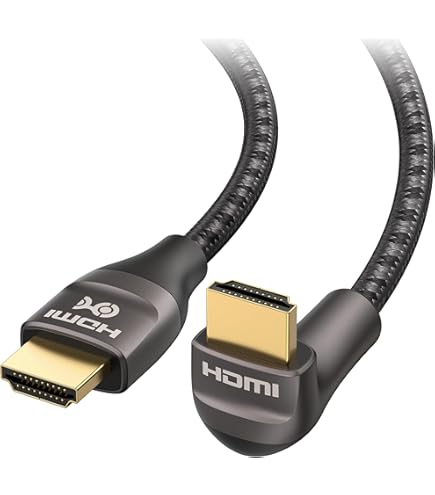 Câble Hdmi Mâle 4K 60 Hz Vers Mini Hdmi 1.4 Mâle Extensible En Spirale Coudé À 90 Degrés Pour