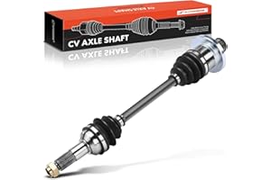 A-Premium CV Axle Shaft Assembly Compatible with Yamaha Grizzly 660 2003 2004 2005 2006 2007 2008, 4x4 Models, Rear Left Driver Side, Replace# 5KM-2530U-10-00, 5KM-2530U-11-00