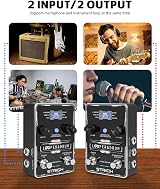 STRICH Stereo Looper Guitar Pedal with Drum Machine 100 Patterns 160 Min USB view 6