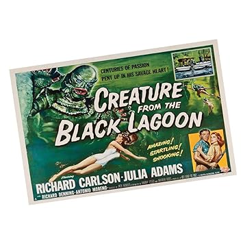 Amazon ブラックラグーンポスター The Creature From The Black