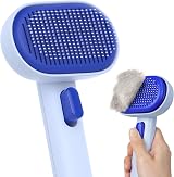 Aumuca Cat Brush Self Cleaning Grooming Brush Front Release Button