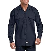 Dickies Mens Flex Relaxed Fit Long Sleeve Work Shirt