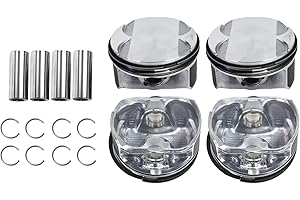 ZuneXino 2.4L Engine Piston & Rings Set 12578324 STD for Captiva 2012-2015 for Buick LaCrosse 2.4L 2010-2016, for Terrain 2.4L 2010-2017, Replace Part No. 12578326,12593744,12593745,12603910,12608531