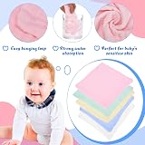 Zuimei 10 Pack Muslin Cloths Baby Washcloths 25x25 cm Cotton Squares view 5