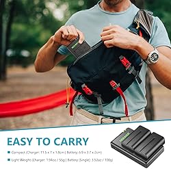 NEEWER NP-F550 Battery Charger Set Compatible with