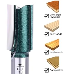 MNA 23/32" (Dia.) Double Flute Straight Bit with