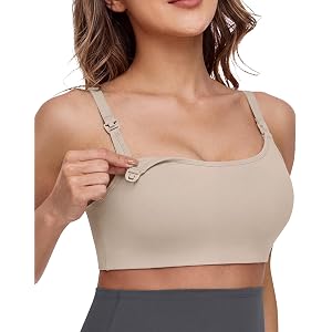 G4Free Barefeel Nursing Bras for Breastfeeding Seamless Maternity Bra | Wirefree, U Back, Removable Pads, Built-in Support Ba