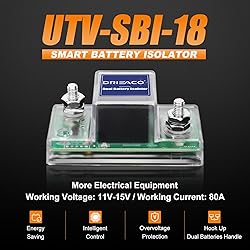Drieaco 12V UTV Dual Battery Isolator Connect