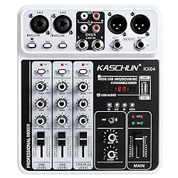 Professional DJ audio mixer, 4-channel DJ