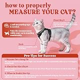 rabbitgoo Cat Harness and Lead Set Adjustable Escape Proof Reflective Purple S view 2