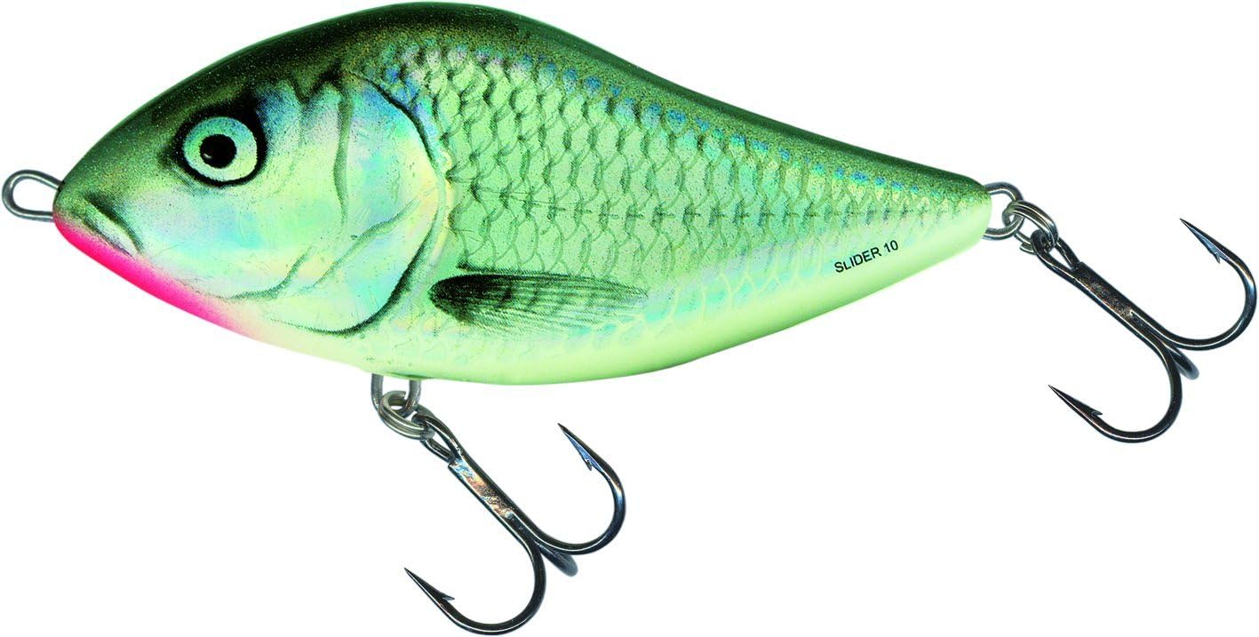 Salmo leurre Slider coulant 12cm-70g - 12, 70, HGS, Holo Grey Shiner, 0.20-1.00, coulant