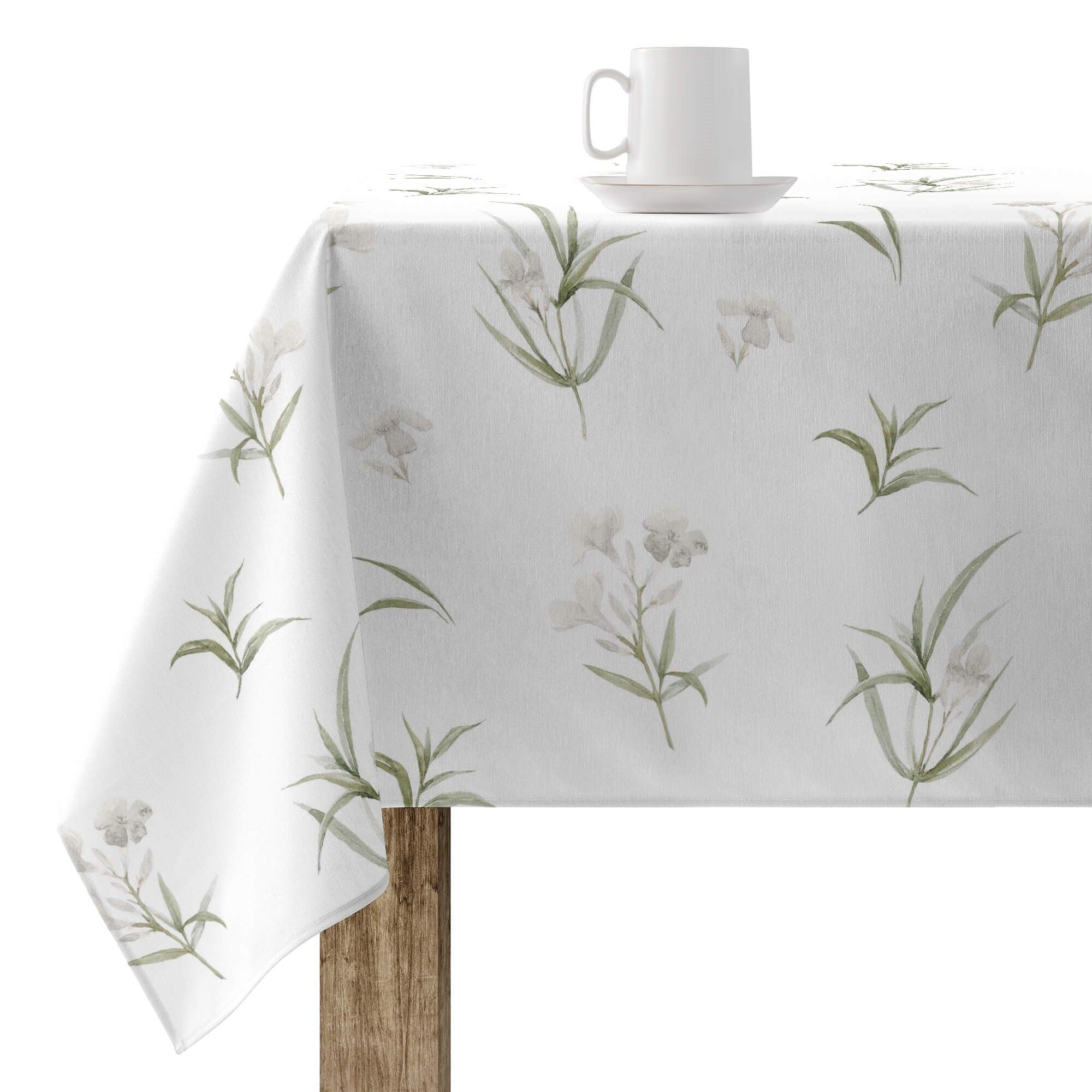 BELUM | Stain Resistant Tablecloth Size 100 x 80 cm - Extra Soft Touch Tablecloth Colour Multicolor - Tablecloth Fabric 100% Organic Cotton Model T08