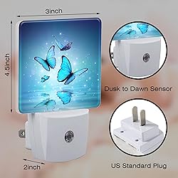 Magic Butterflies on Water Night Light for