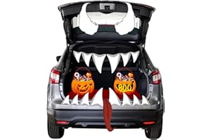DIGI4U Trunk or Treat Car Decorations Kit,Monster Halloween Car Decorations for SUV,Halloween Decor for Garage Door Entryway Archway