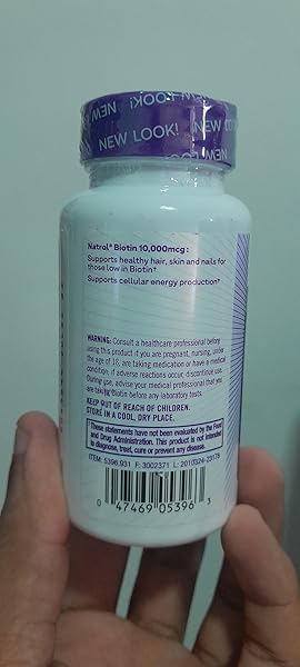 NATROL BIOTIN MAX 10000 MCG, 100 TABLETS