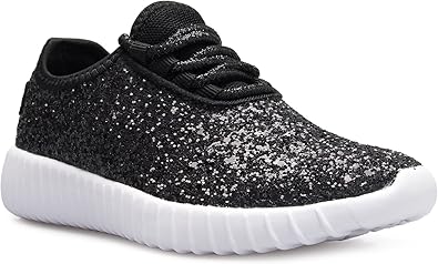 kids glitter sneakers