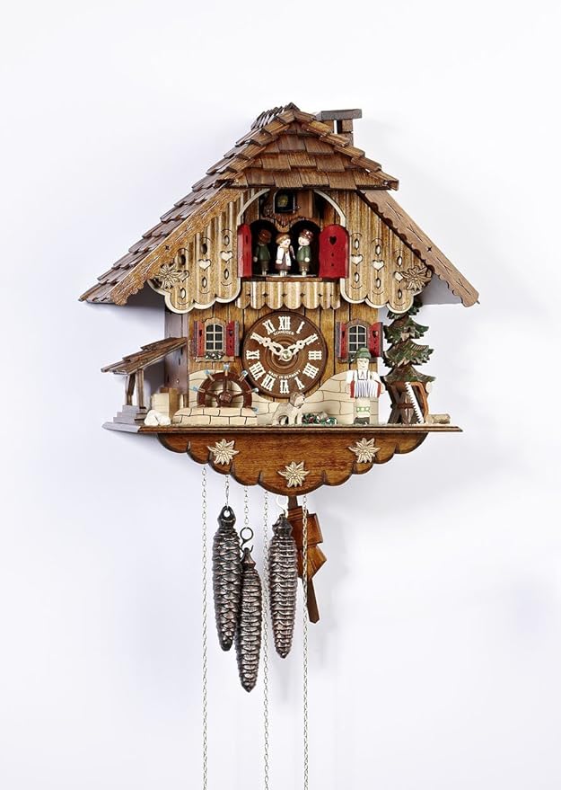 Anton Schneider Moving Musician Cuckoo Clock Home & Kitchen