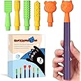 Oral Motor Stimulation kit with 6 Soft Textured Interchangeable Heads,Support for Speech and Feeding,Enhancing Muscle Strength and Coordination, Improve Phonation,Calm Sensory Needs
