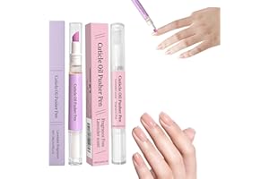 2Pack Cuticle Pusher Oil Pen - 2026 New Sassy Ceramic Tip Cuticle Remover Pens, 2-in-1 Nail Care Tool Moisturizer & Pusher fo