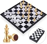 Peradix Travel Chess Board Set Magnetic Pieces Portable Foldable Board view 1