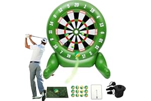 Betollo Games - Upgraded Backyard Golf Game with Air Pump,Adult Patio Game with 10+ Golf Games,Giant Golf Darts (Over 6 feet Tall),Outdoor Games for Adults and Family