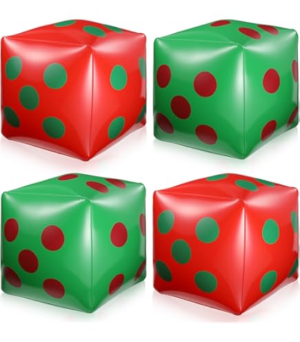 Juguete De Dados Inflables Gigantes, Gran Juguete De Dados Enormes Fiesta Club Actividades Juego De Accesorios Suministros De Juguetes Juego De Piscina Para Ni?os Juguete(rojo) EOTVIA NO | En Línea